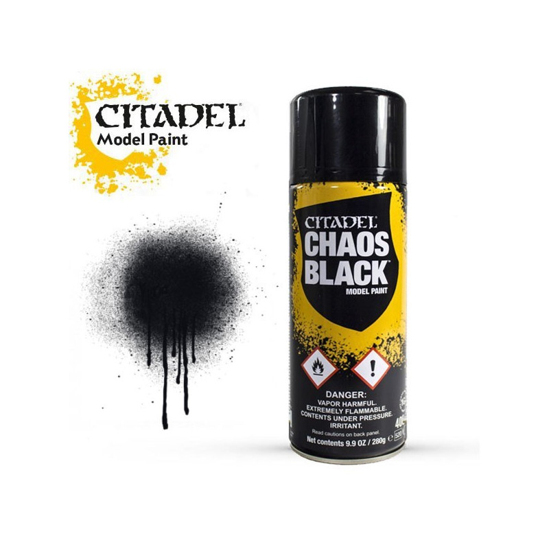 Citadel Peinture Spray Aerosol Chaos Black