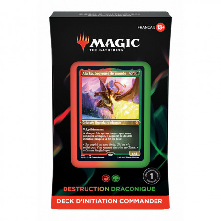 Magic The Gathering : Commander d'initiation - Destruction Draconique
