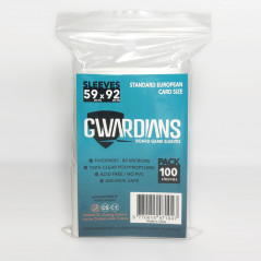 Gwardians® Sleeves Standard European Size 59 X 92mm