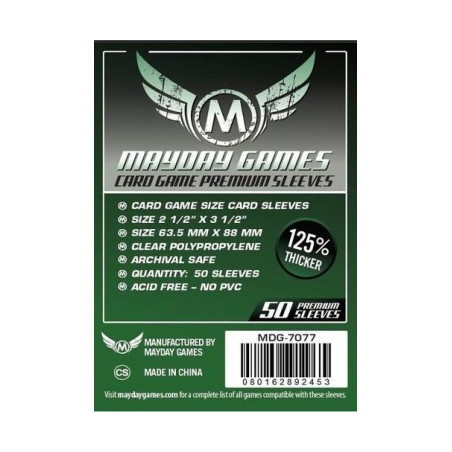 Mayday - Card Game Sleeves - Premium - 63.5x88mm - 50p