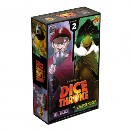 Dice Throne S2 : Tacticien vs Chasseresse