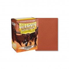 Dragon Shield - 100 Standard Sleeves Matte Couleur Copper