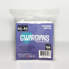 Gwardians® Sleeves Square Card Size 80 X 80mm