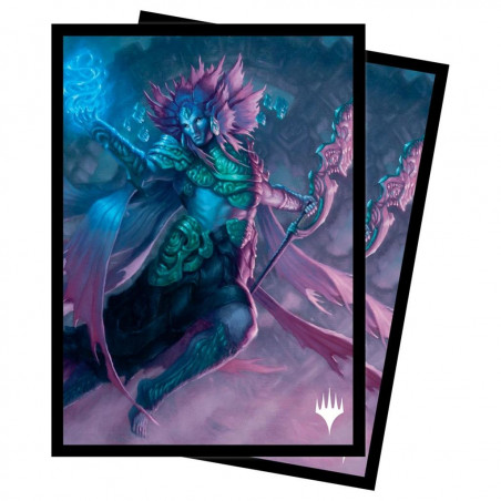 Magic The Gathering : Les cavernes oubliées d'Ixalan - Sleeves - Hakbal of the Surging Soul
