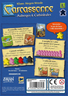 Carcassonne : Auberges et Cathédrales (extension 1)